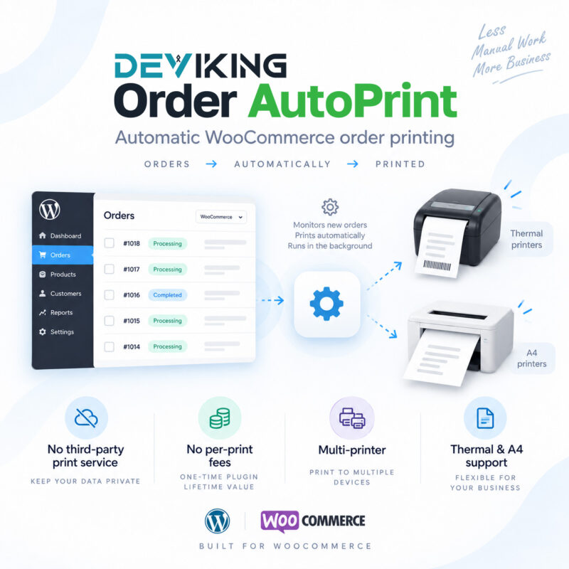 deviking order autoprint
